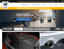 Tablet Screenshot of motorwerksbmwaccessoriesonline.com